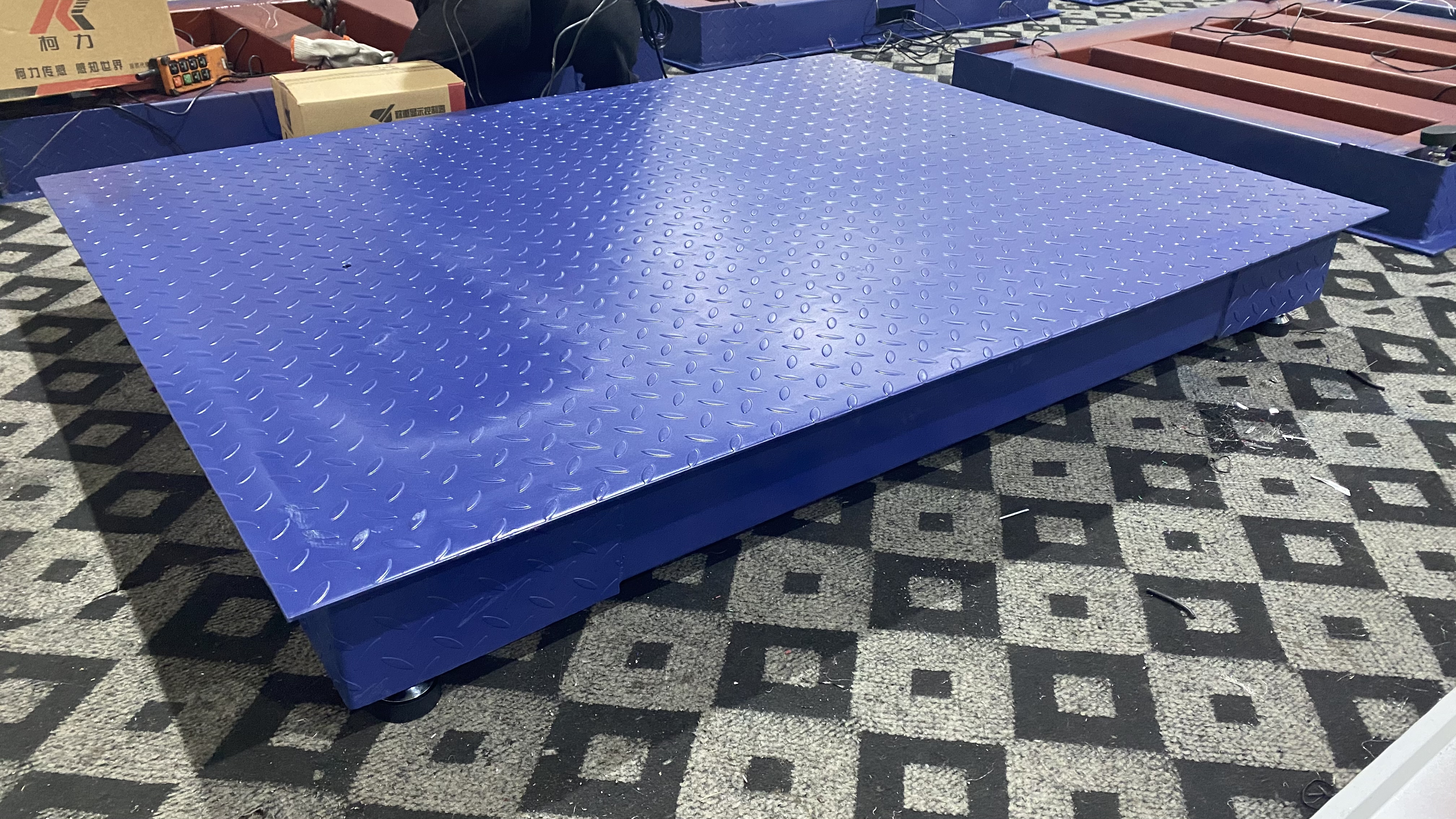 Single Deck Carbon Steel Floor Scale