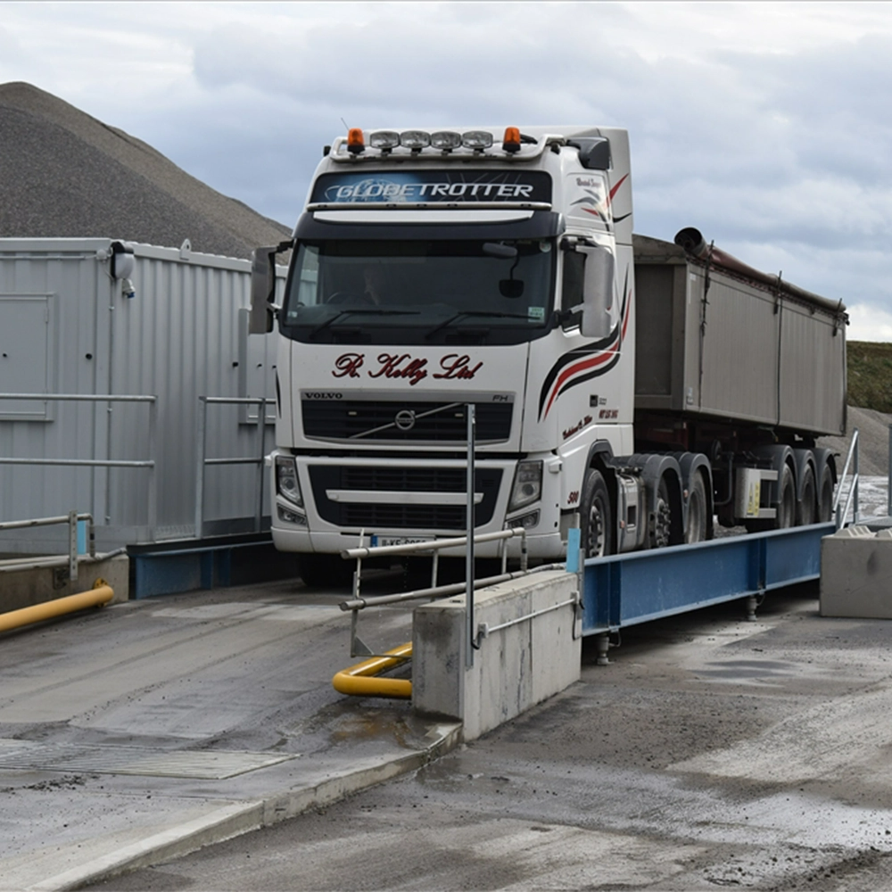 100-Tonnen-Lkw-Waage mit elektronischer Brückenwaage